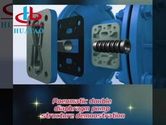 সুনির্দিষ্ট 220v স্টেইনলেস স্টীল বায়ু ডায়াফ্রাগম পাম্প নিয়মিত চাপ এবং প্রবাহ হার